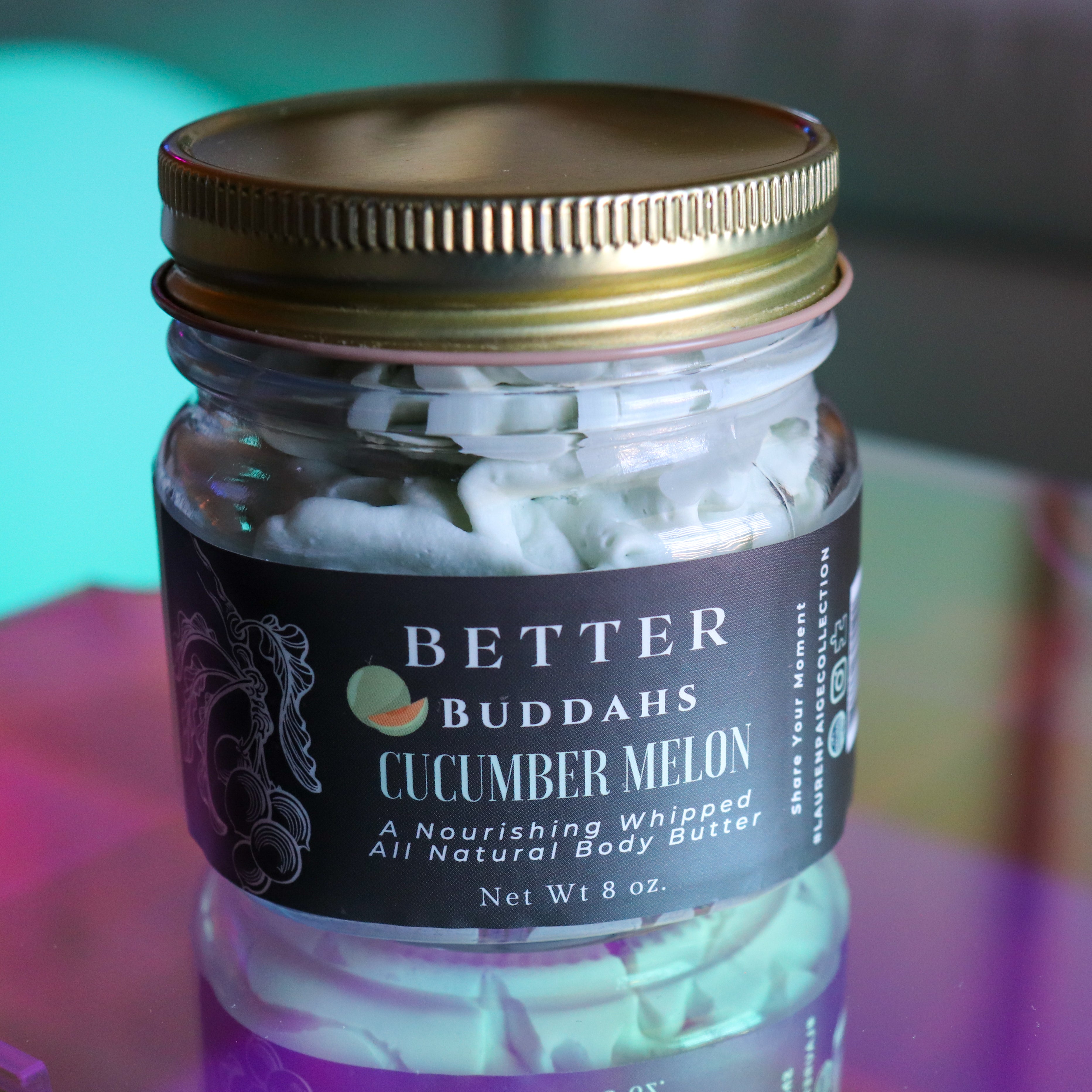 Better Buddahs | Cucumber Melon | All Natural Whipped Body Butter