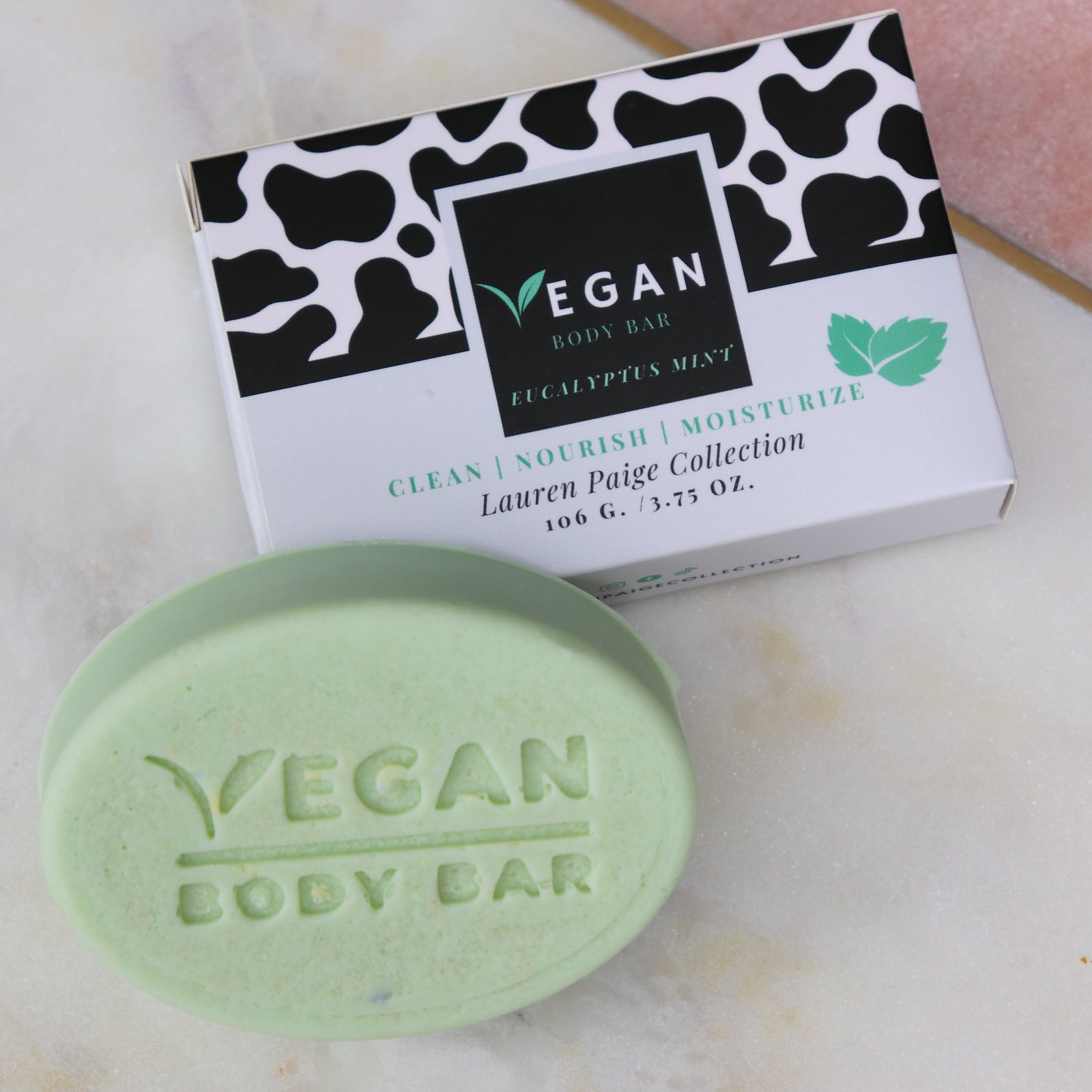 Vegan Body Bar | Eucalyptus Mint | All Natural Body Cleansing Bar