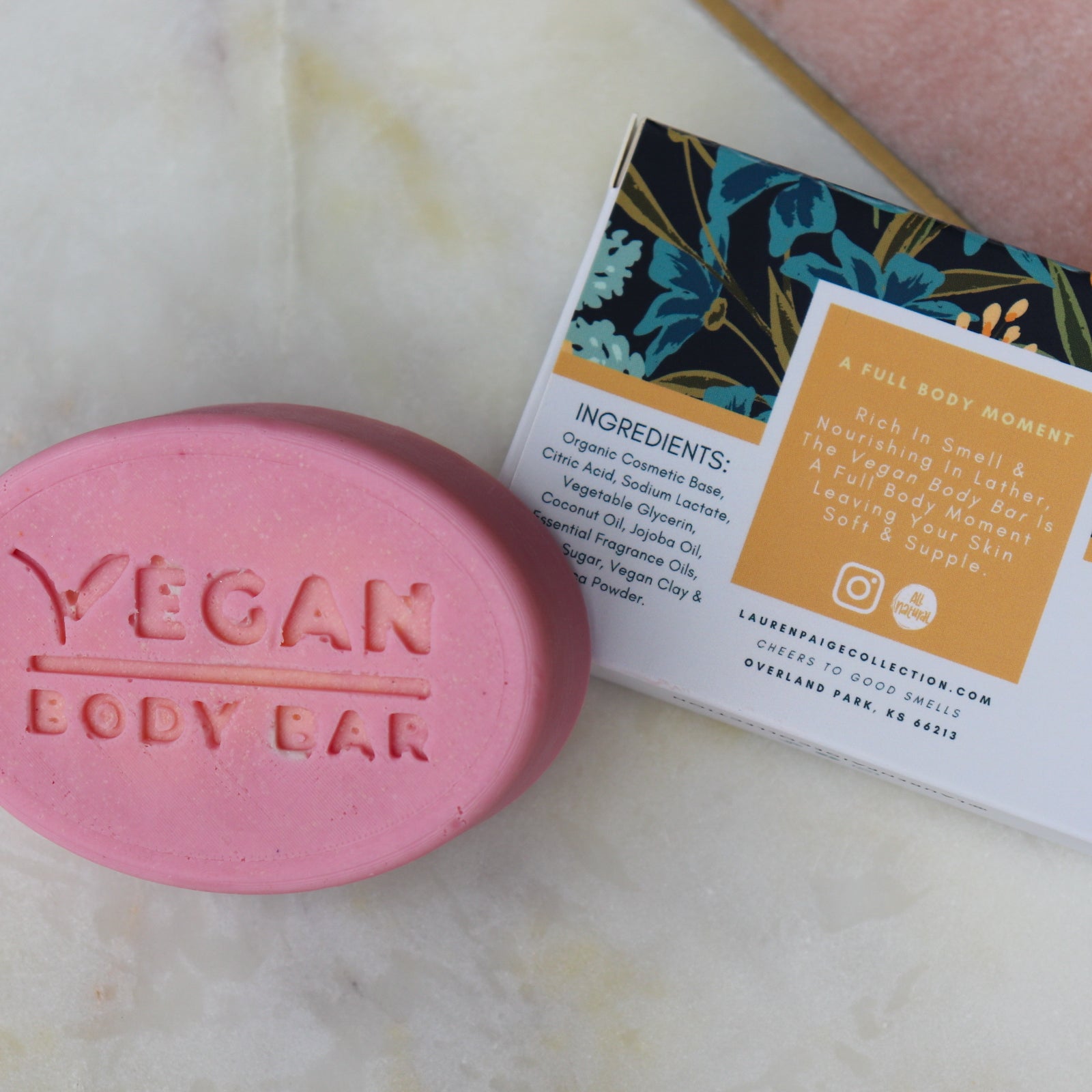 Vegan Body Bar | Fresh Mango | All Natural Body Cleansing Bar