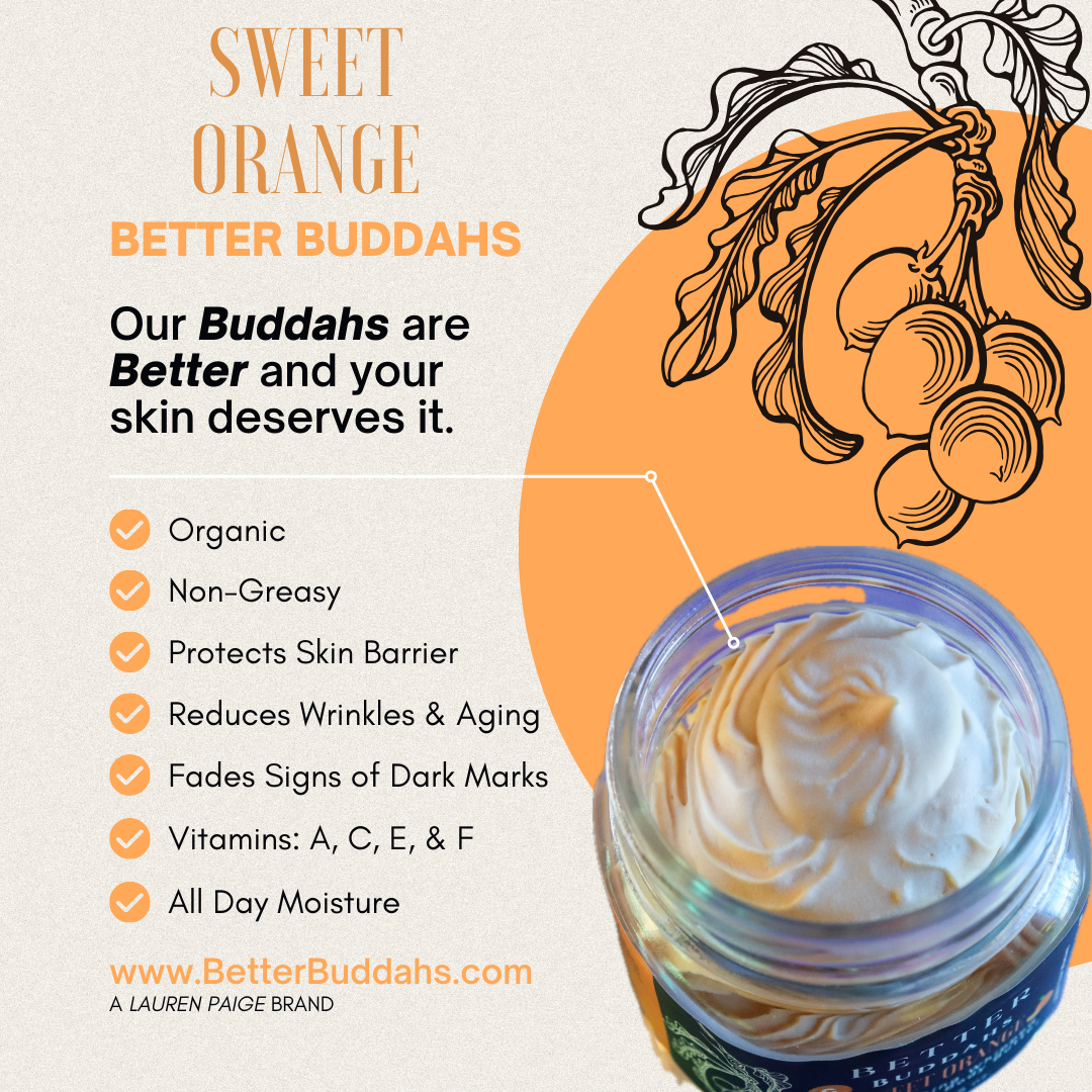 Better Buddahs | Sweet Orange | All Natural Whipped Body Butter