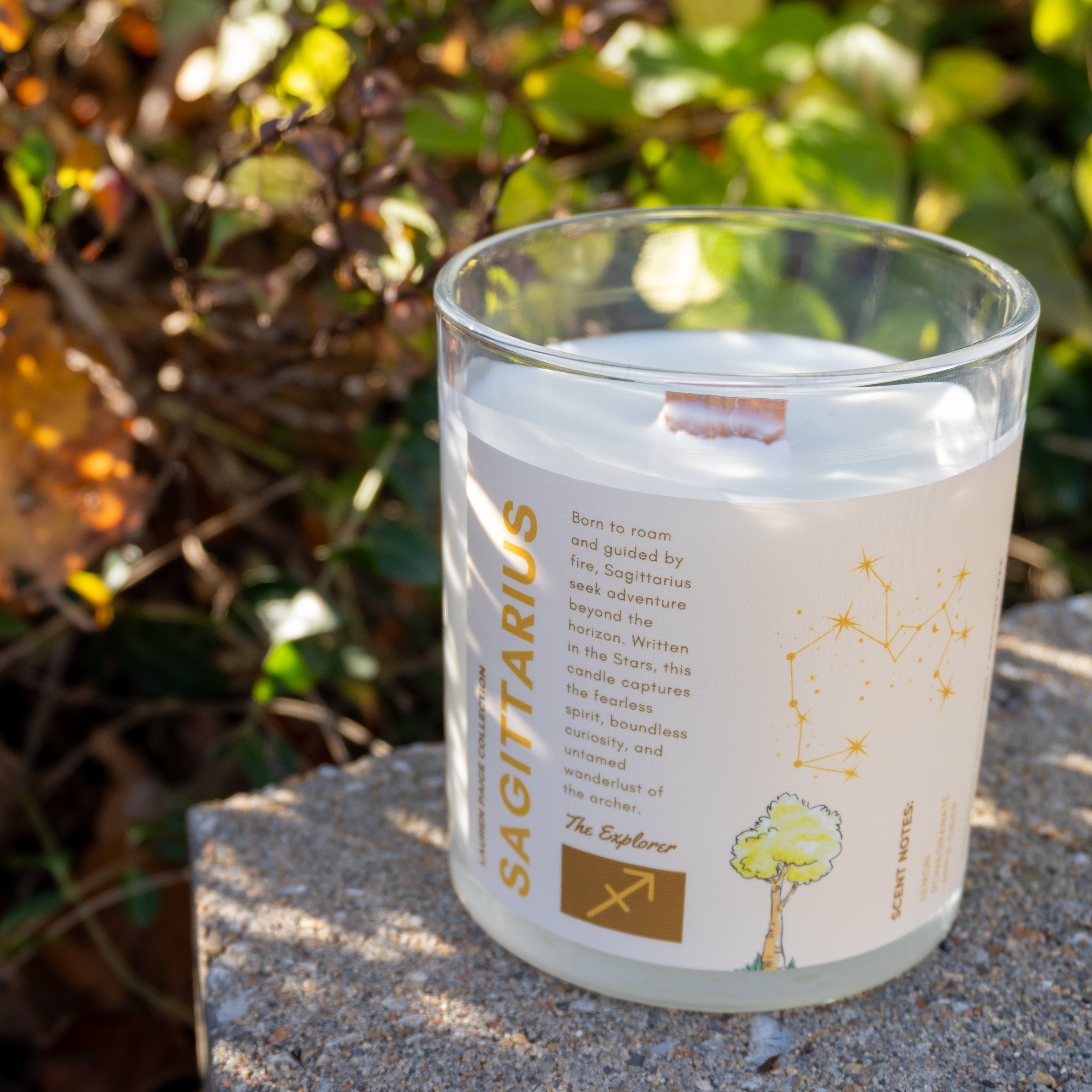 SAGITTARIUS The Explorer Candle | Lauren Paige Collection