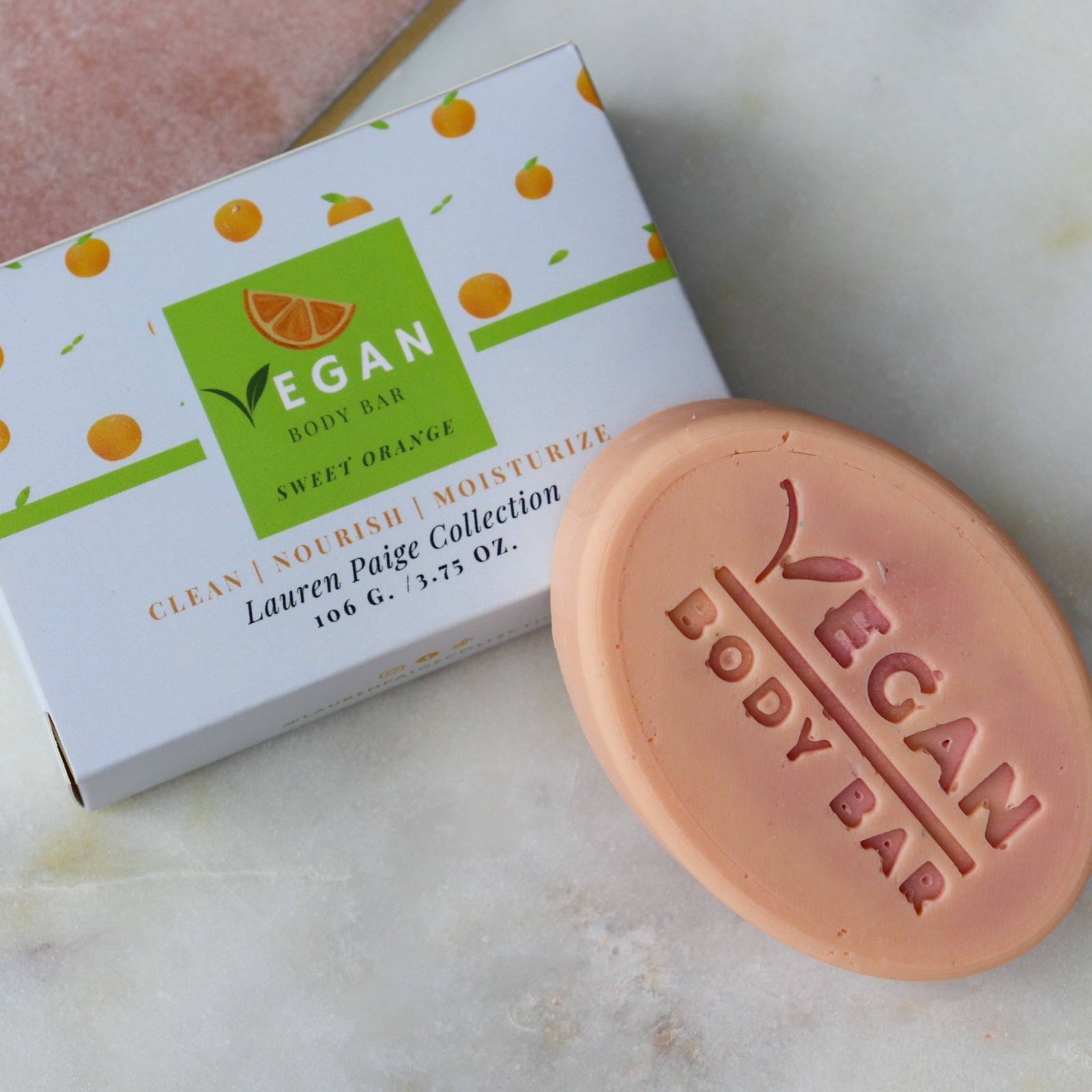 Vegan Body Bar | Sweet Orange | All Natural Body Cleansing Bar