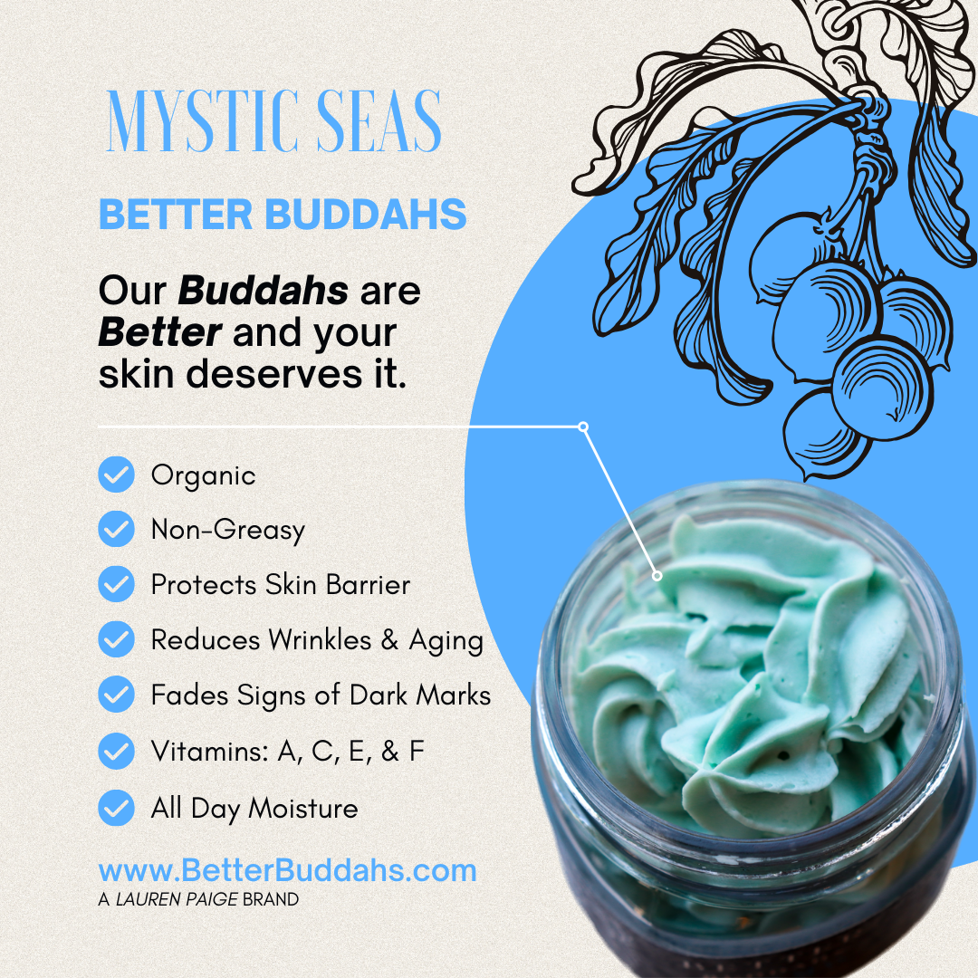 Better Buddahs | Mystic Seas | All Natural Whipped Body Butter