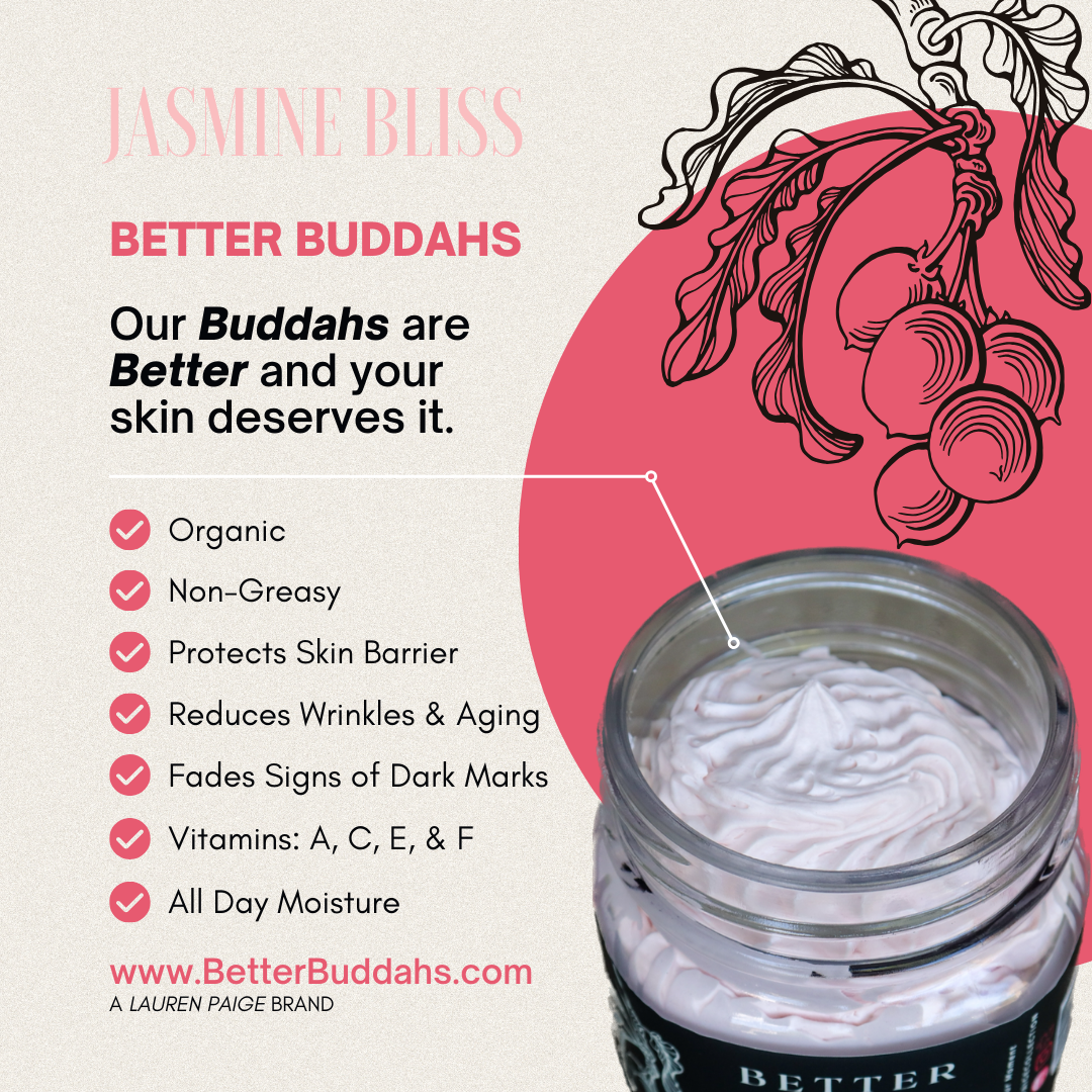 Better Buddahs | Jasmine Bliss | All Natural Whipped Body Butter