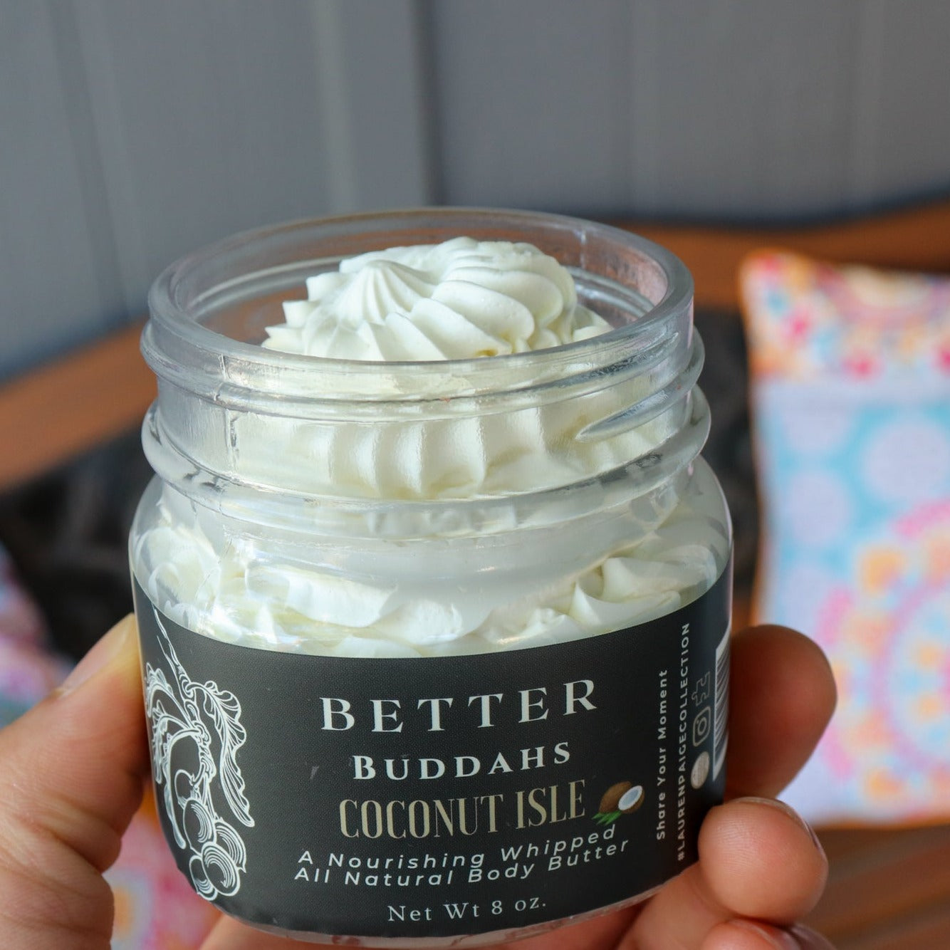 Better Buddahs | Coconut Isle | All Natural Whipped Body Butter
