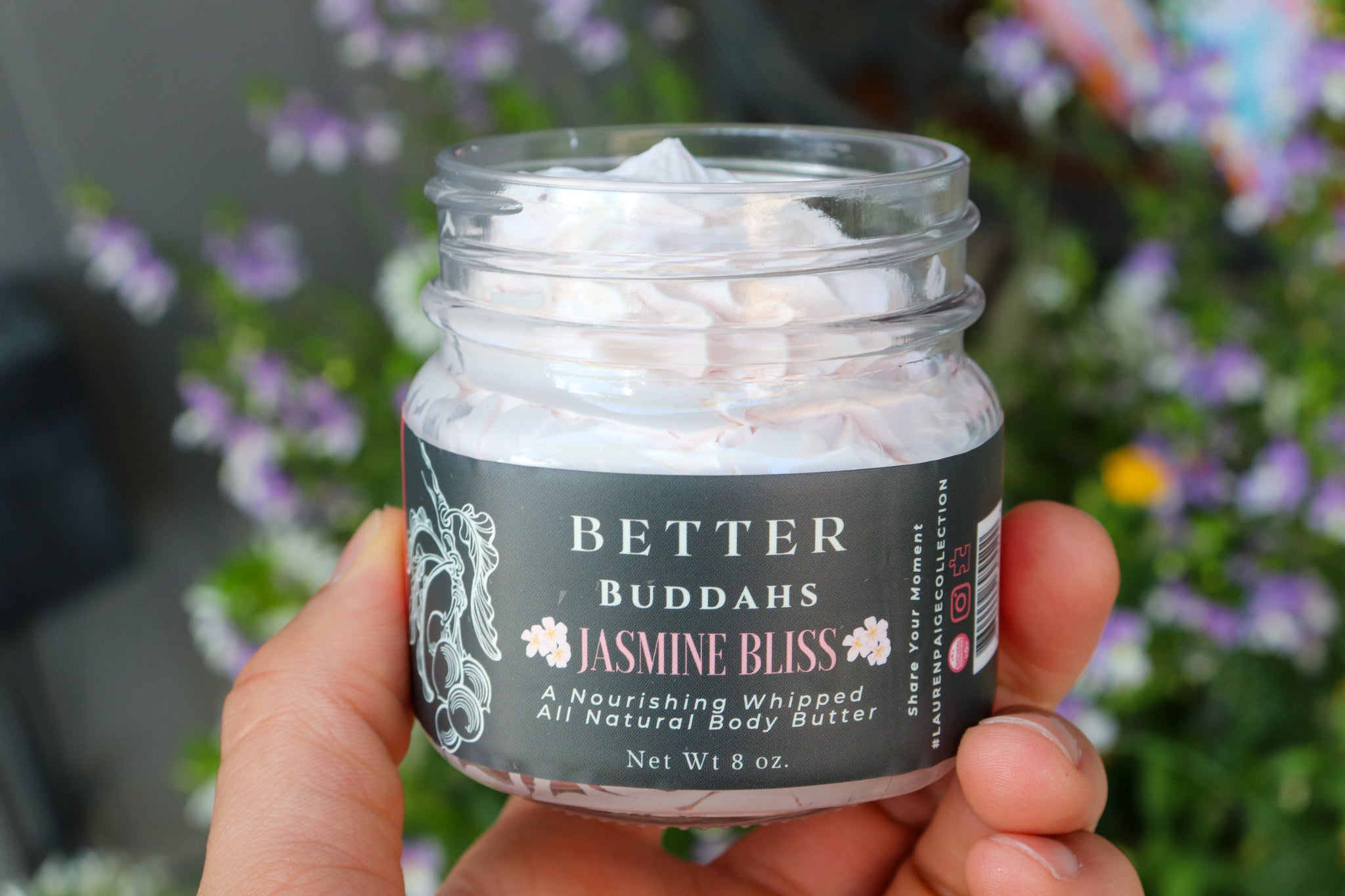 Better Buddahs | Jasmine Bliss | All Natural Whipped Body Butter