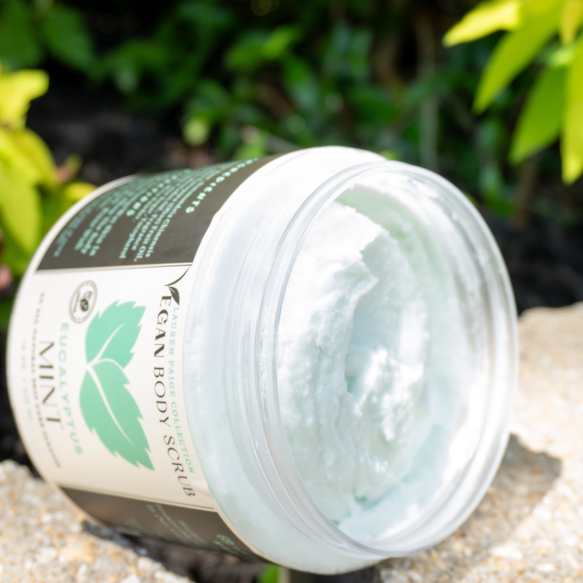 Vegan Body Scrub | Eucalyptus Mint | All Natural Body Cleansing Scrub