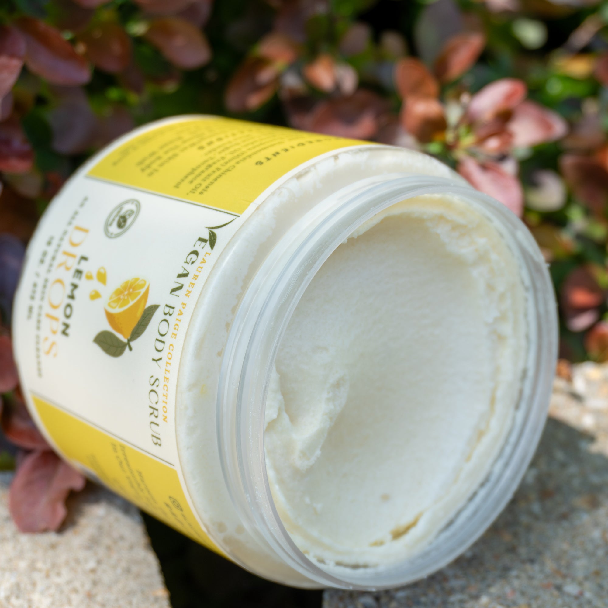 Vegan Body Scrub | Lemon Drops | All Natural Body Cleansing Scrub