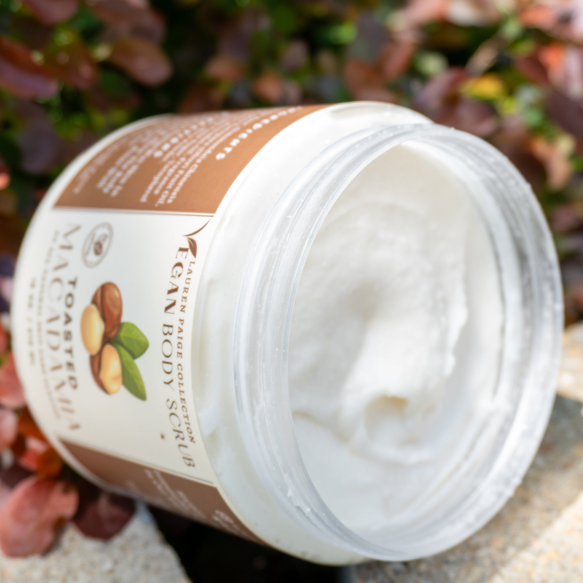 Vegan Body Scrub | Toasted Macadamia | All Natural Body Cleansing Scrub