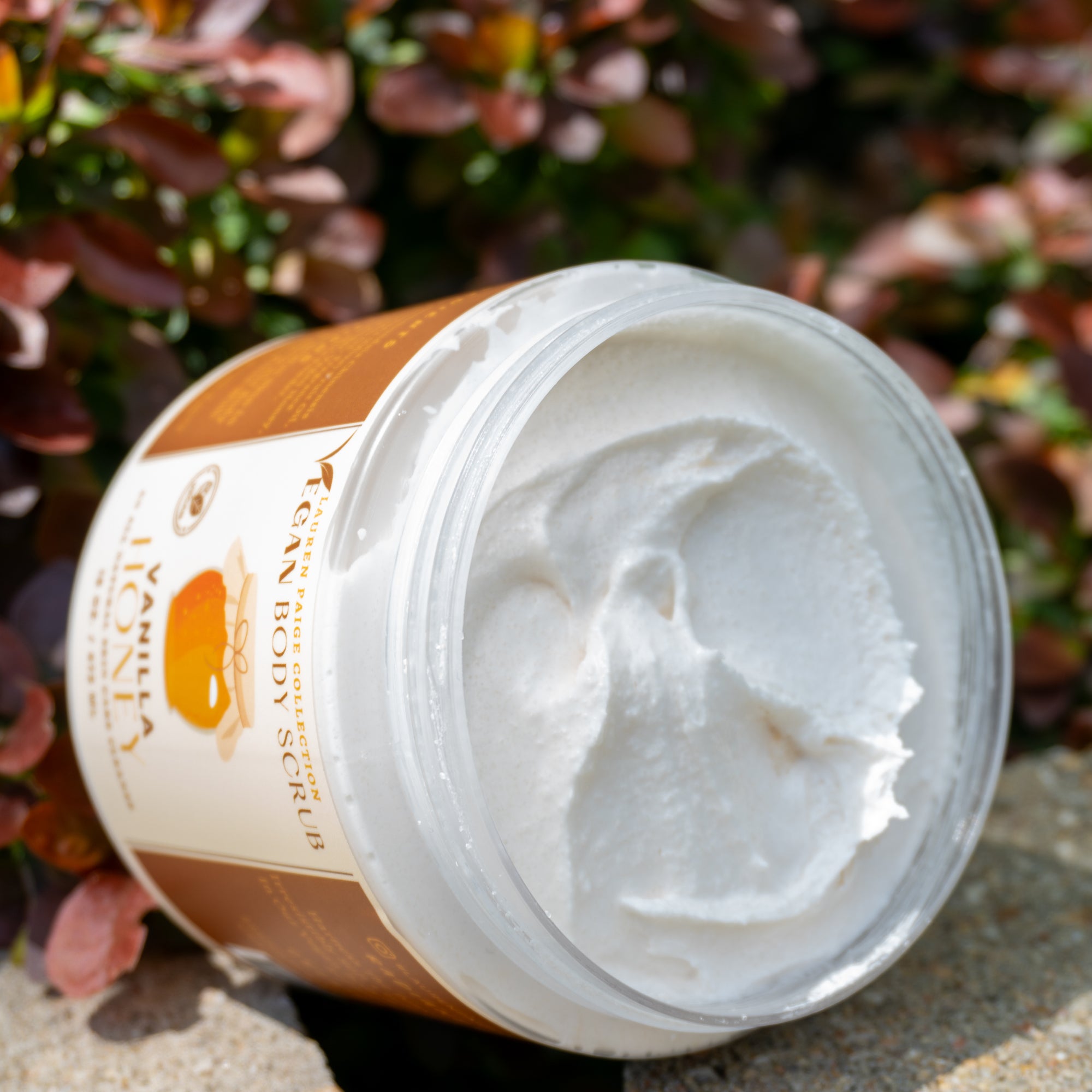Vegan Body Scrub | Vanilla Honey | All Natural Body Cleansing Scrub