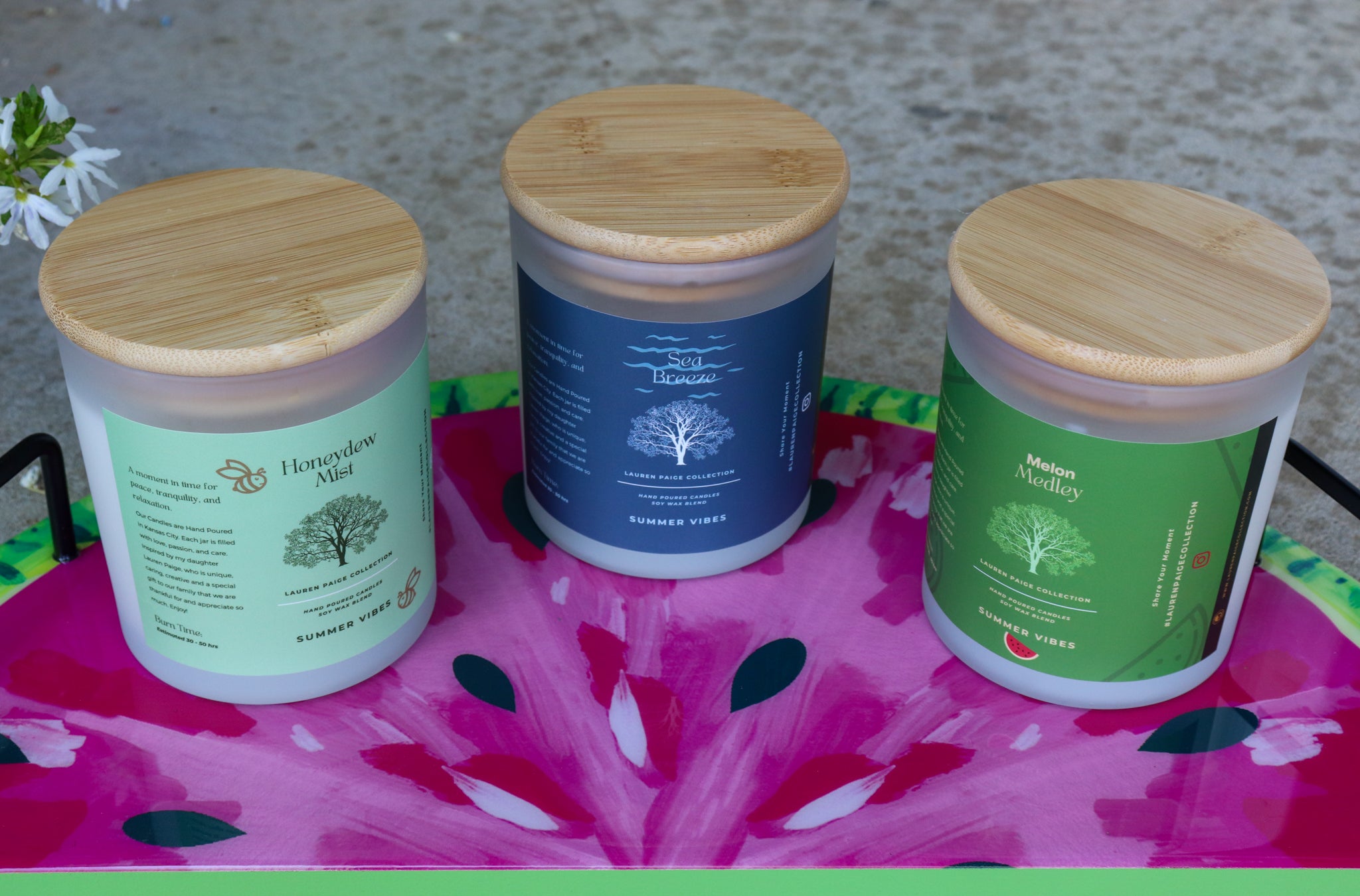 Sea Breeze | Summer Vibes Collection | Soy + Coconut Wax Blend