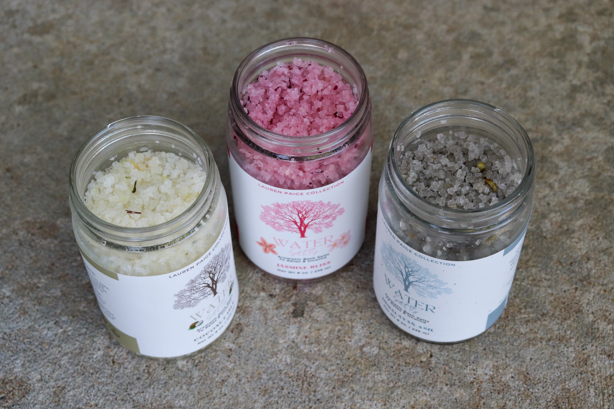 Water Salts | Coconut Isle | All Natural Aromatic Bath Salts