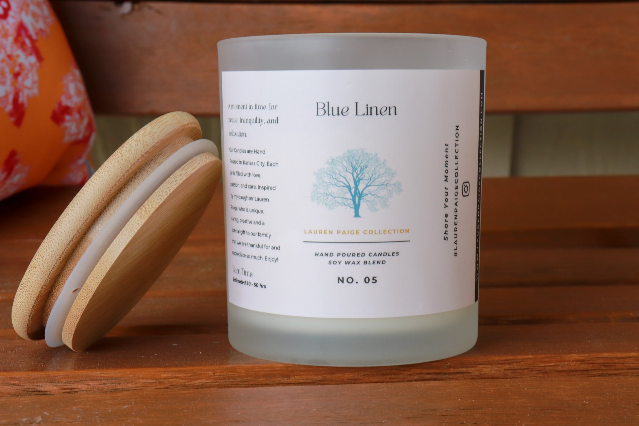 Blue Linen | Year Round Staple | Soy + Coconut Wax Blend
