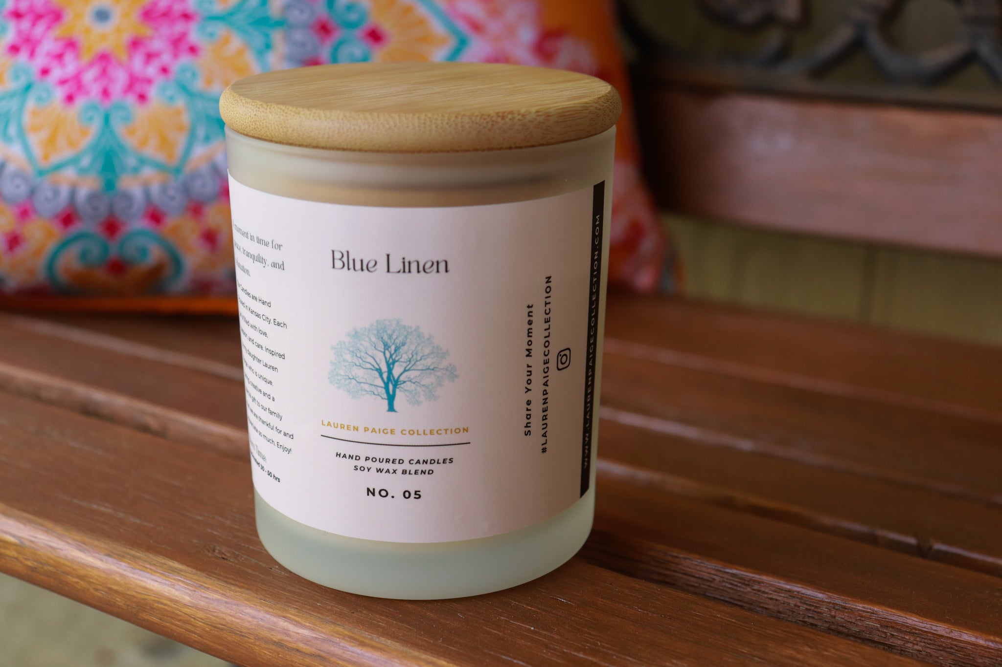 Blue Linen | Year Round Staple | Soy + Coconut Wax Blend