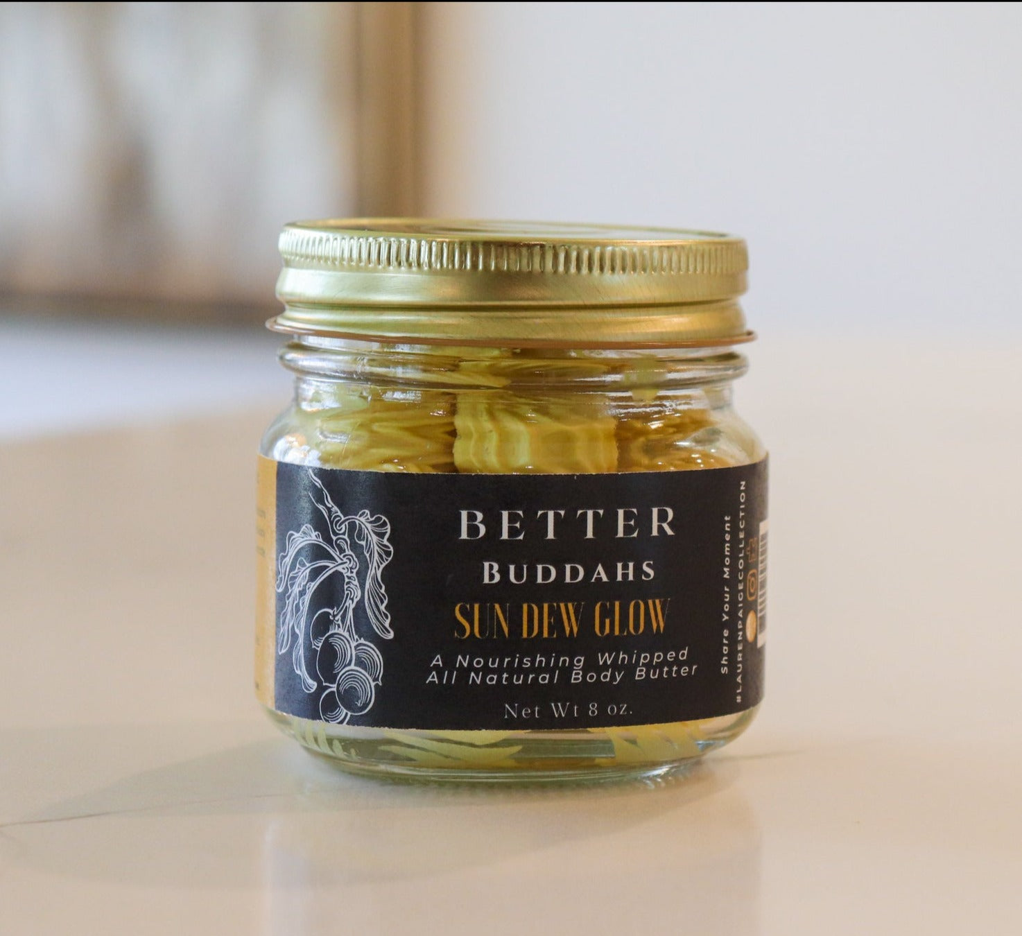 Better Buddahs | Sun Dew Glow | All Natural Whipped Body Butter